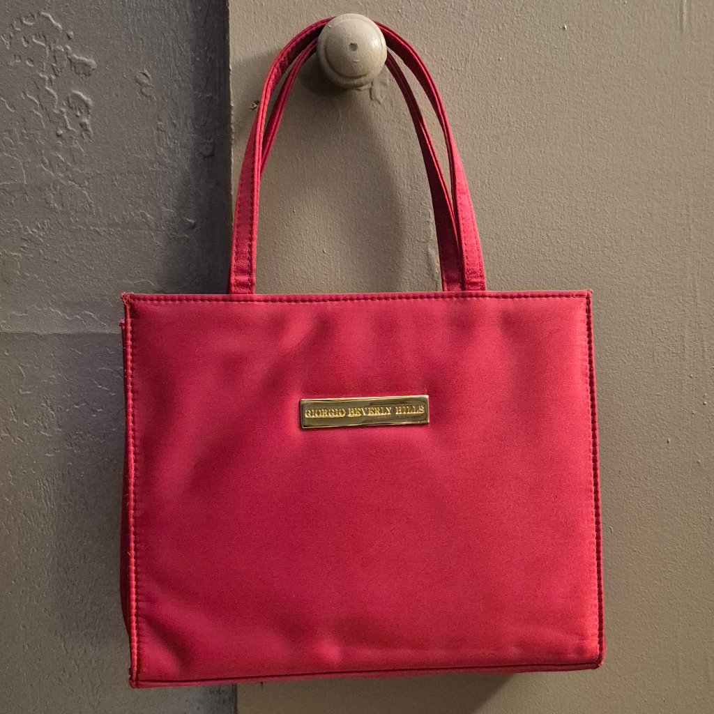 Vintage Satin Bag Georgio Of Beverly Hills